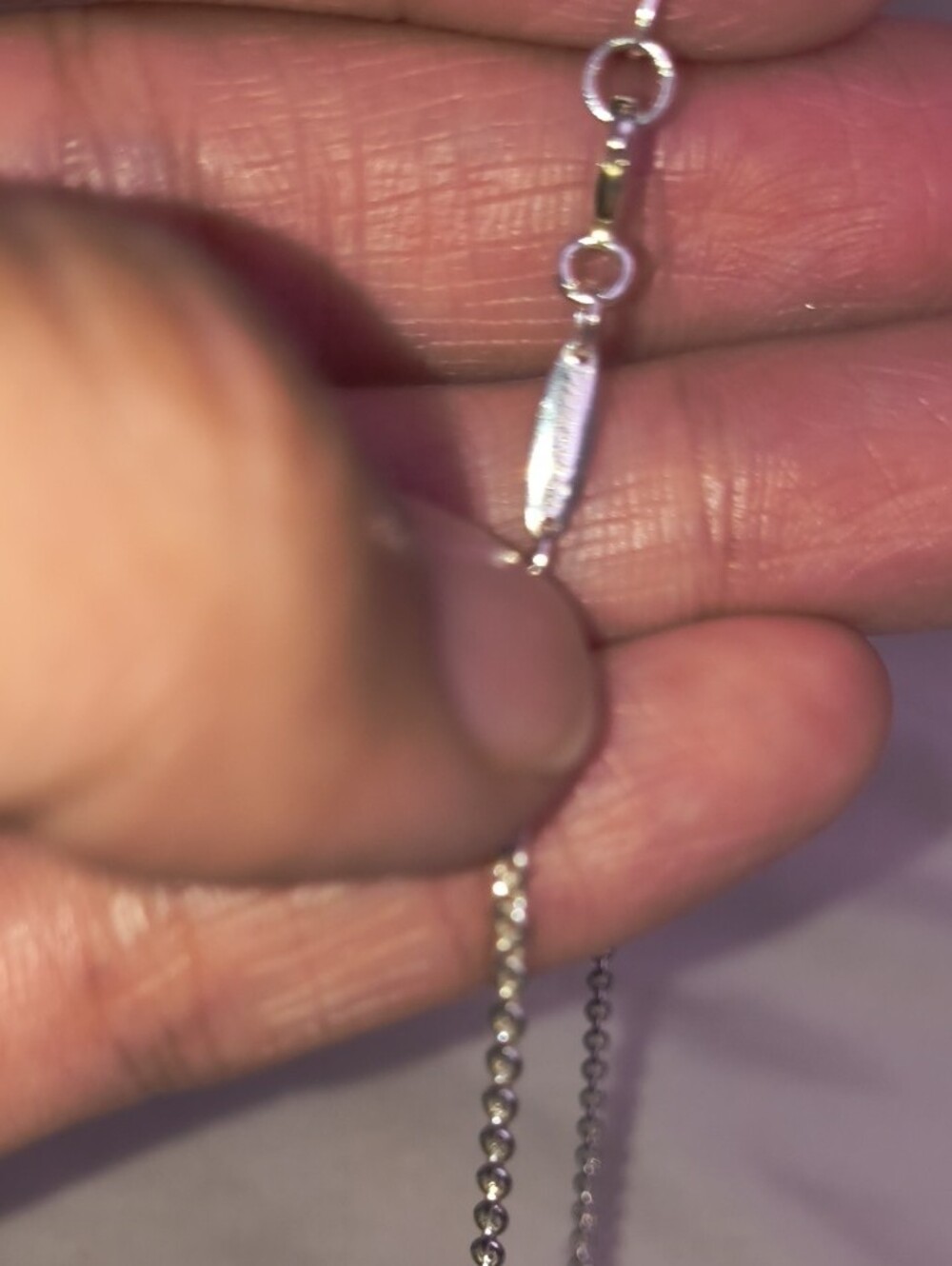 Tiffany & Co. Silver Lariat Necklace with Open Heart Accents - Blue Pouch - Picture 9 of 17
